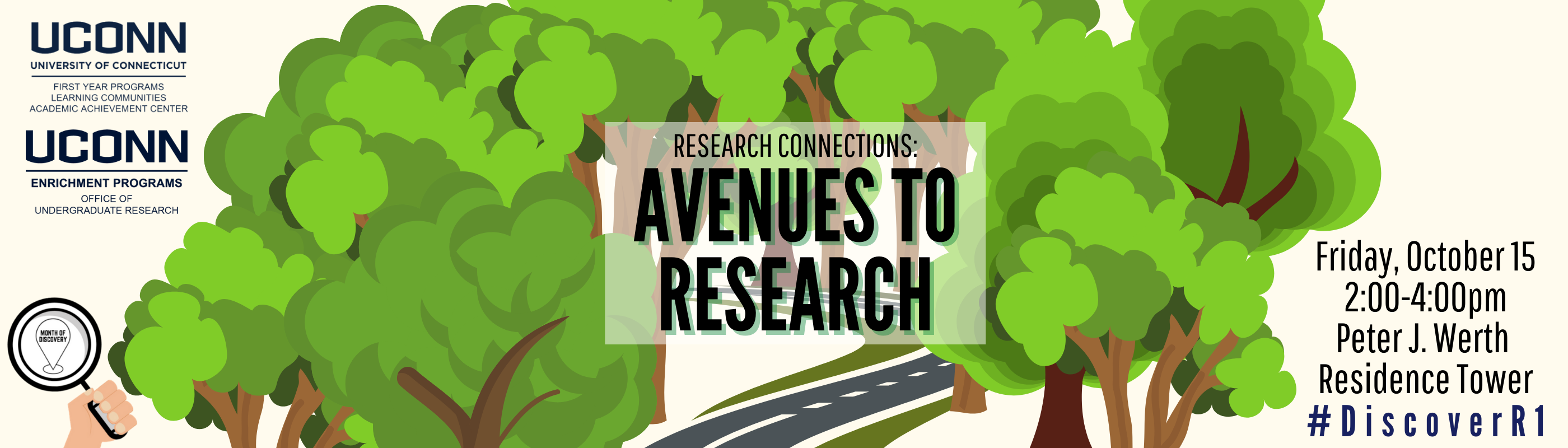Research Connections October 15 2-4pm Peter J. Werth Residence Tower