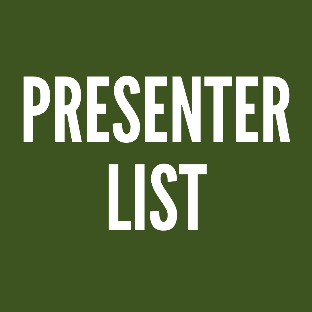 Presenter List